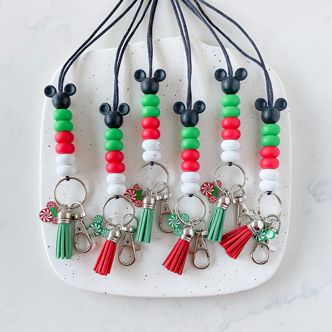 Very Merry Christmas Party Silicone Lanyard
