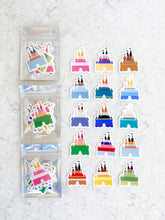 Load image into Gallery viewer, Colorblock Princess Castle Sticker Pack (set of 15)
