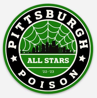 Round Poison Pride Sticker
