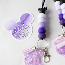 Load image into Gallery viewer, 3” Purple Wall Sticker