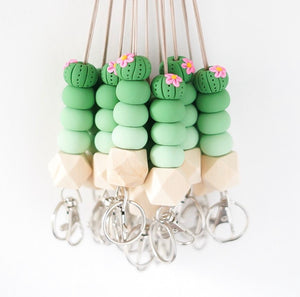 Ombre Cactus Hexi Lanyards (ships late May)