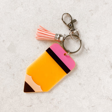 Pencil Tassel Keychain Add-On